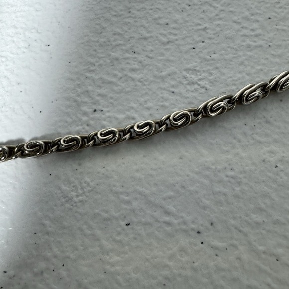 Vintage Black Patent Finish Vinyl Envelope Clutch Handbag Chain Strap - Picture 9 of 16